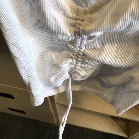 (1) Zara Ruffled Drawstring Top - Picture 5 of 8